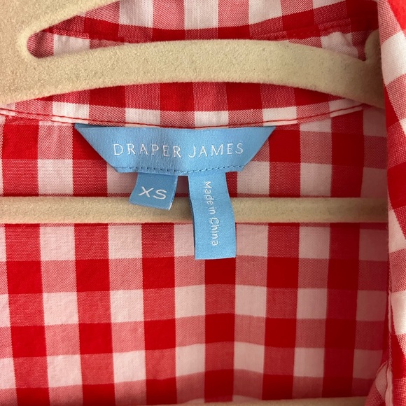 Red and White Gingham Dress Draper James -xs - Picture 3 of 5
